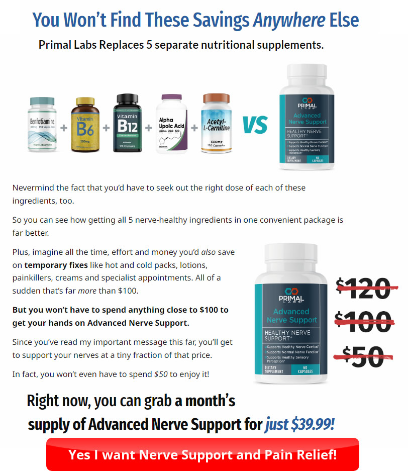 Primal Labs Advanced Nerve Support Review: A Game-Changer for Nerve Health
